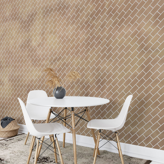 Stack Brick Pattern Stacked Brick Pattern Wall Stencils - Stencil Revolution