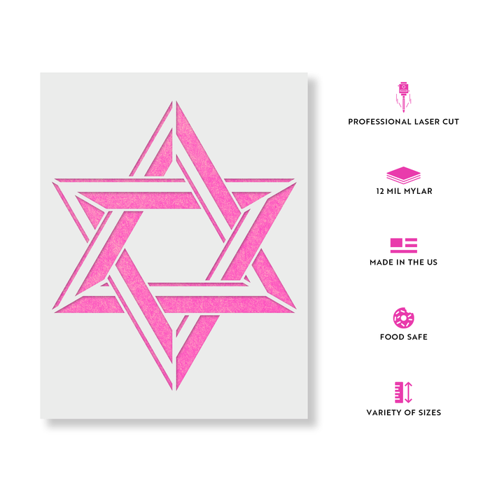 Star Of David Stencil