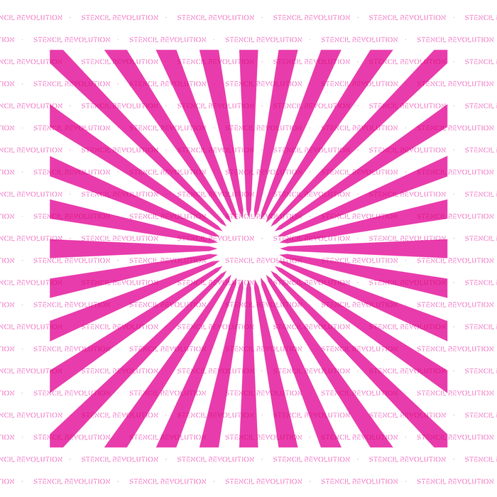 Sunbeam Cookie Stencil