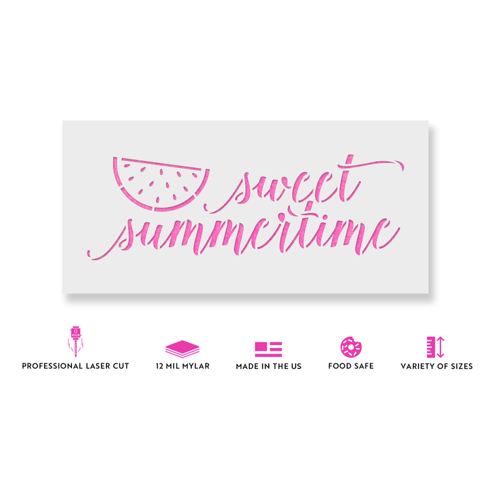 Sweet Summertime Stencil
