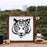 Tiger Head Stencil