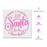 Till Santa Decks These Halls Stencil