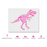 Tyrannosaurus Dinosaur Skeleton Stencil