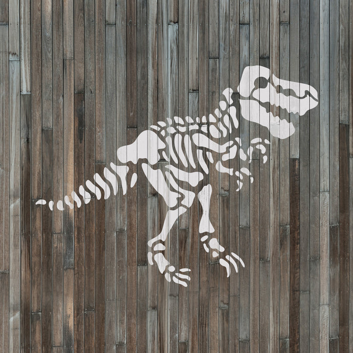 Tyrannosaurus Dinosaur Skeleton Stencil