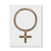 Venus Astrology Symbol Stencil