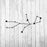 Virgo Constellation Stencil