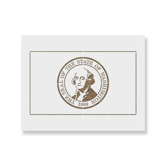 Washington State Flag Stencil