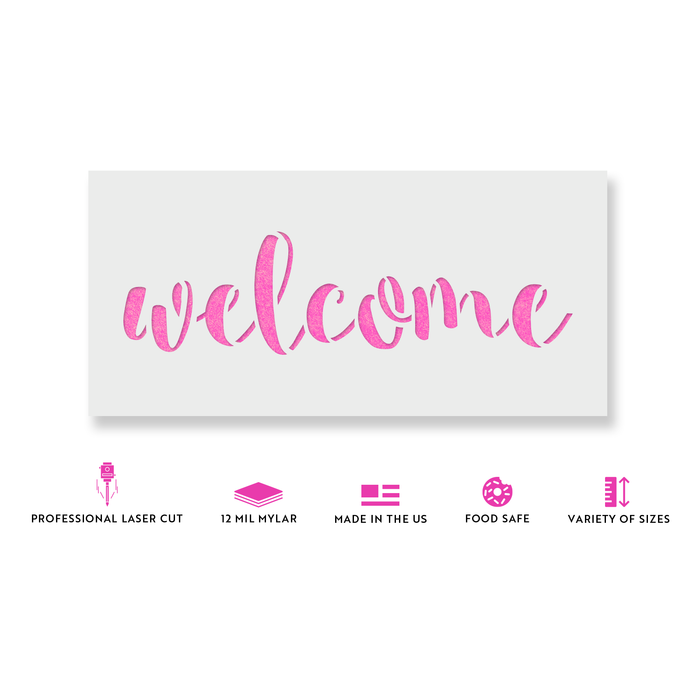 Welcome Stencil