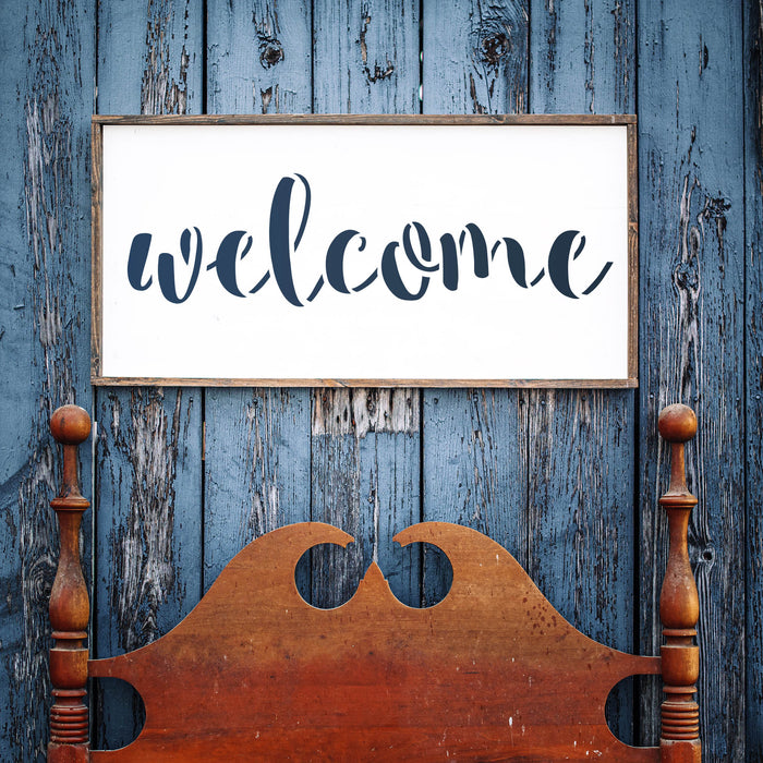 Welcome Stencil