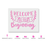 Welcome To Our Beginning Stencil