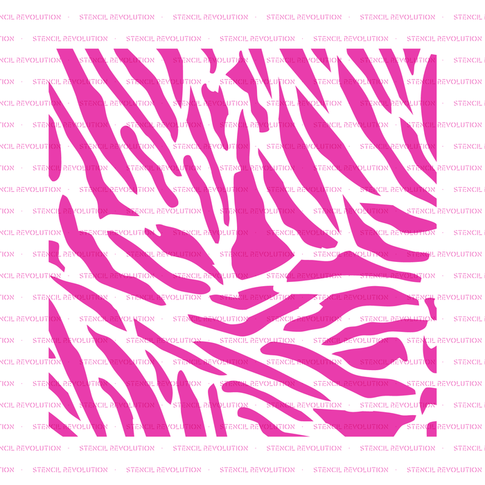 Zebra Cookie Stencil
