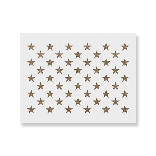 50 Stars Stencil