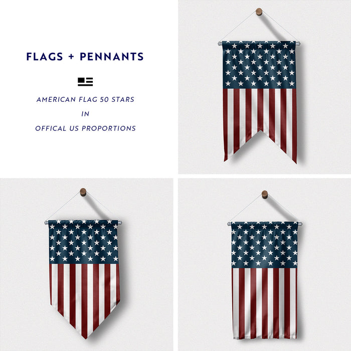 American Flag 50 Stars Reusable Stencil Template