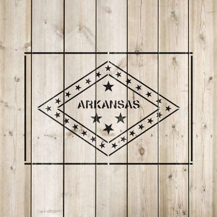 Arkansas State Flag Stencil
