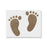 Baby Feet Baby Shower Stencil
