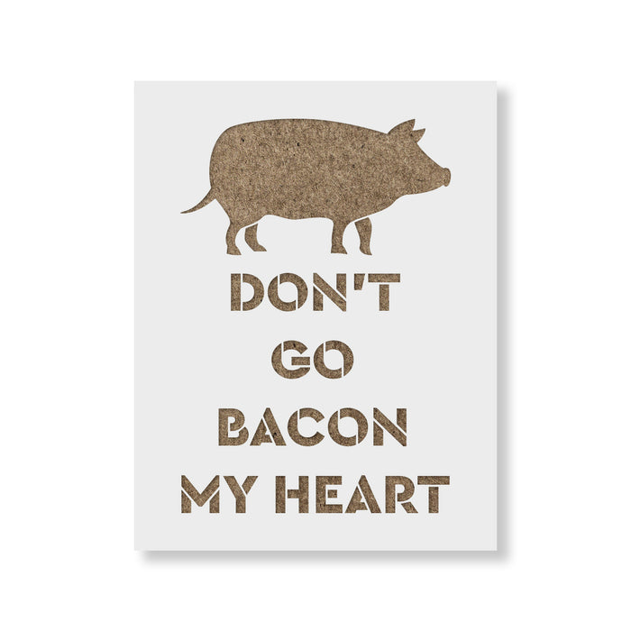 Bacon My Heart Stencil