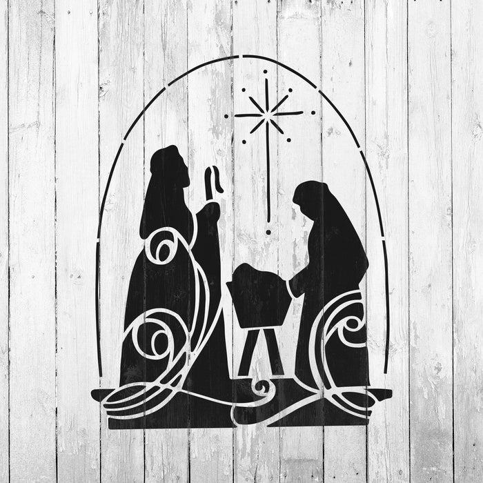 Bethlehem Nativity Stencil