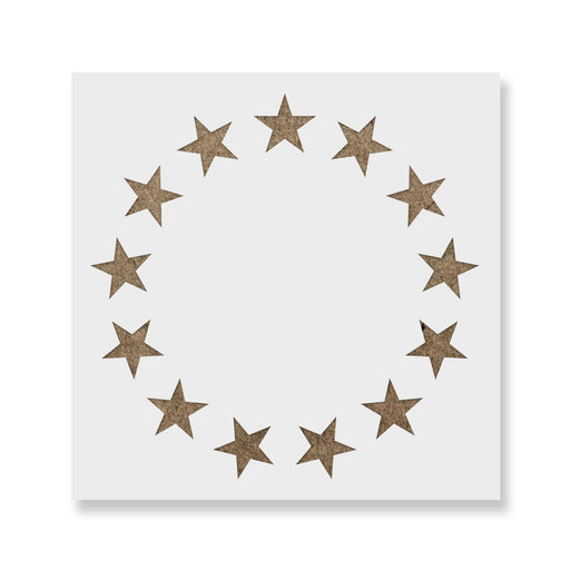 50 Stars Stencil (8.5 x 11)
