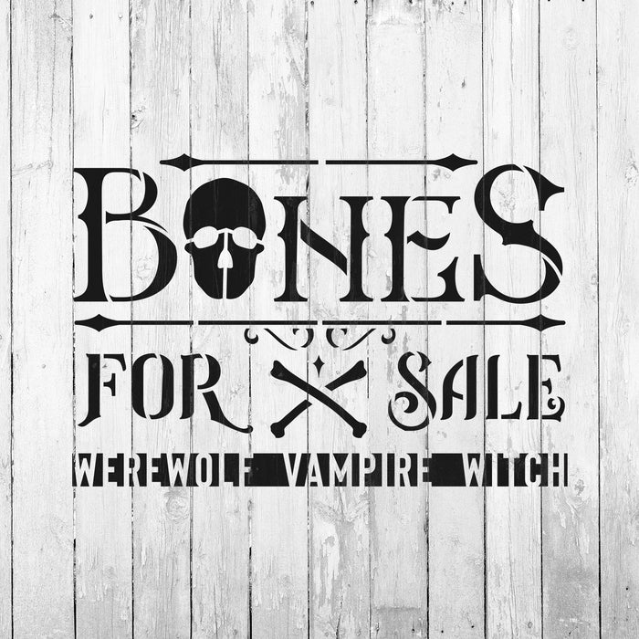 Bones For Sale Stencil
