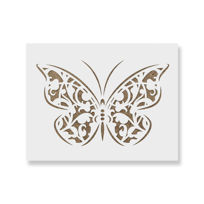 Butterfly Gothic Stencil
