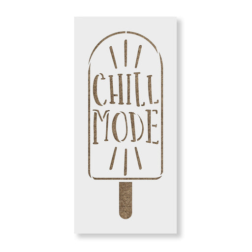 Chill Mode Popsicle Stencil