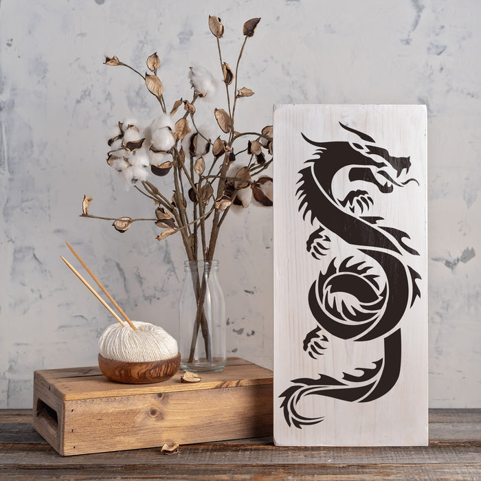 Chinese Dragon Stencil