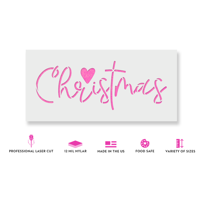 Christian Christmas Stencil