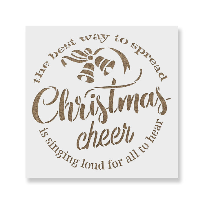 Christmas Cheer Stencil