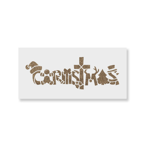 Christmas Letters Stencil
