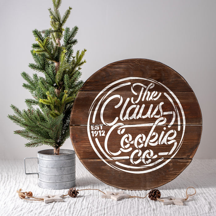 Clause Cookie Co Stencil