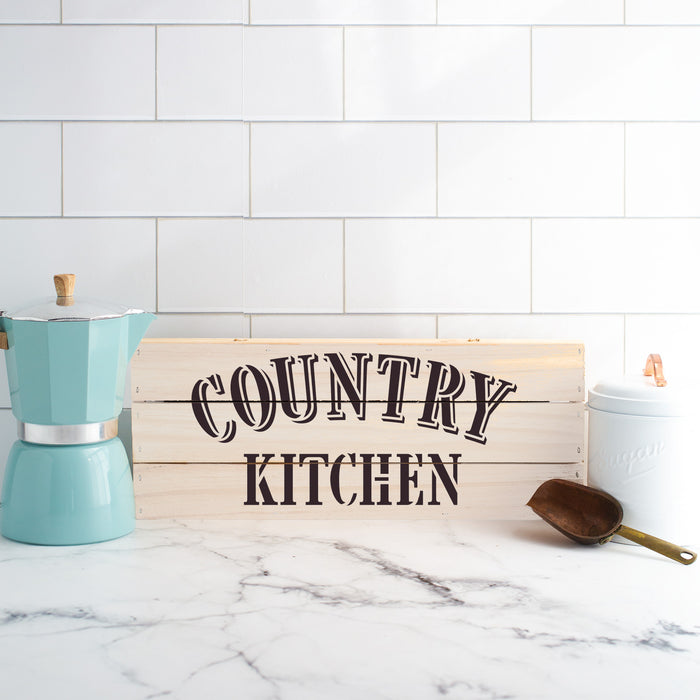 Country Kitchen Stencil