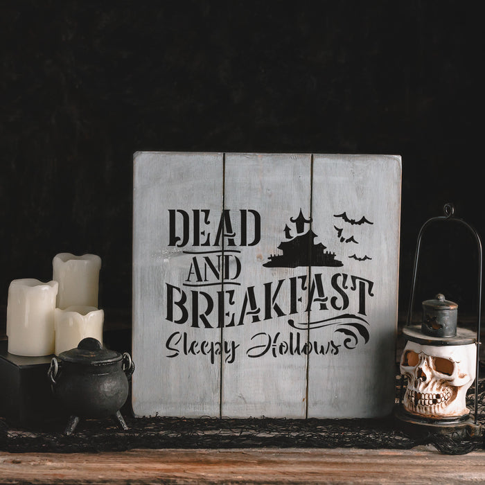 Dead And Breakfast Stencil