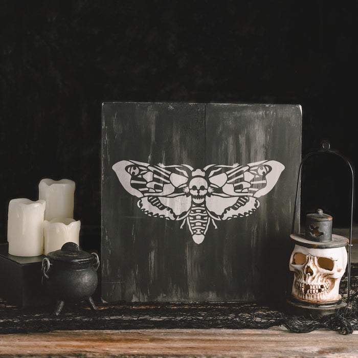 Death Head Moth Stencil