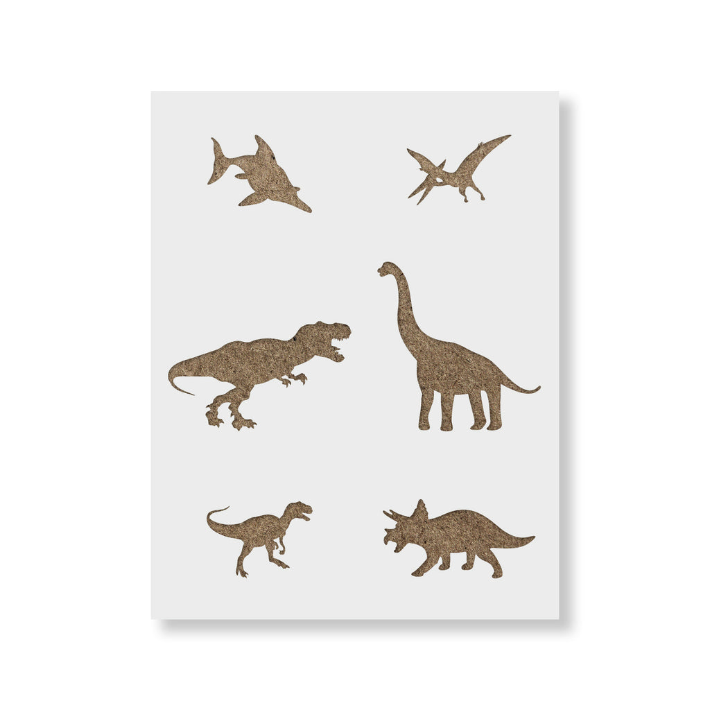 Dinosaur Stencil - Reusable Stencil of Various Dinoasurs