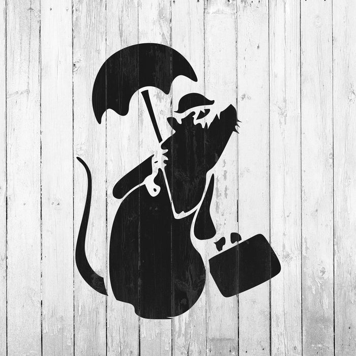 Drowned Rat Banksy Stencil