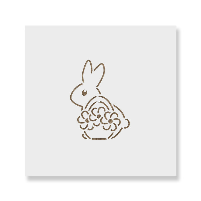 Easter Rabbit Cookie Stencil