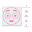 Emoji Flushed Stencil