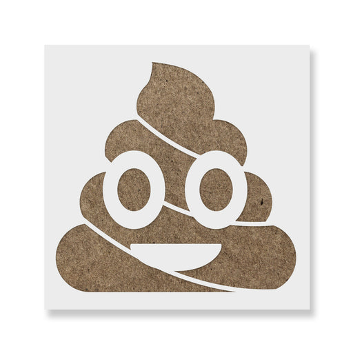 Emoji Poop Stencil