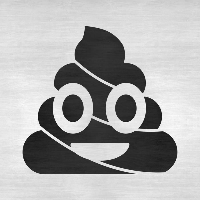 Emoji Poop Stencil