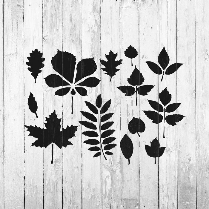 Fall Leaves Stencil