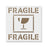 Fragile Glass Symbol Stencil
