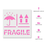 Fragile Right Side Up Keep Dry Stencil