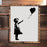 Girl With a Balloon Banksy Stencil