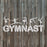 Gymnast Gymnastics Stencil