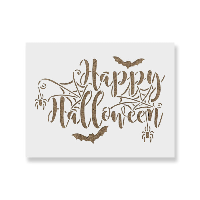 Happy Halloween Wicked Stencil