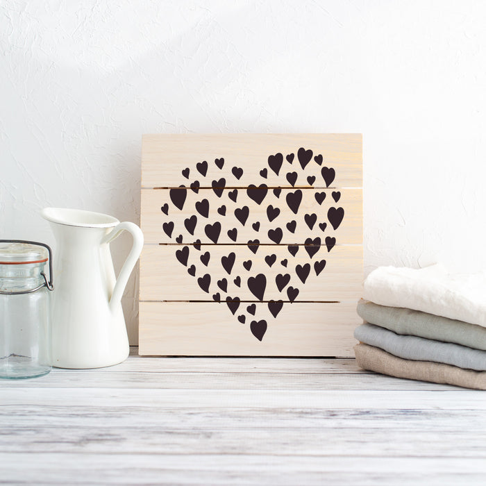 Heart of Hearts Love Valentine Stencil