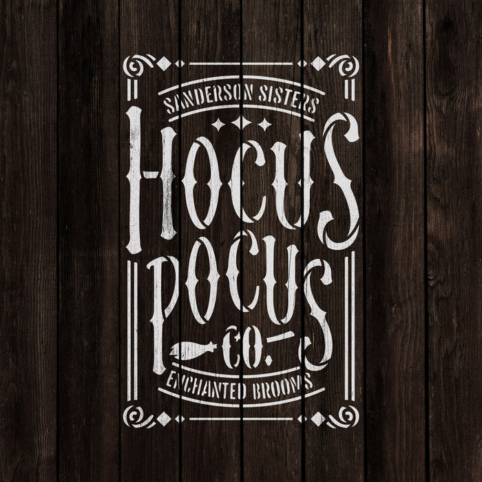 Hocus Pocus Co Stencil