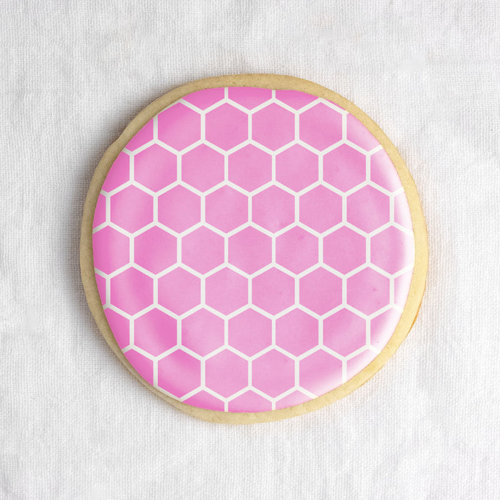 Honeycomb Cookie Stencil