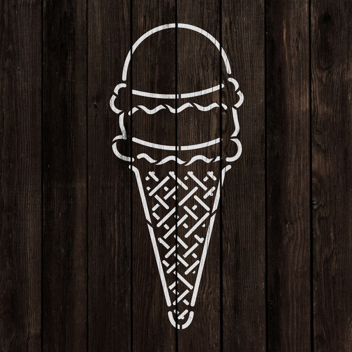 Ice Cream Stencil