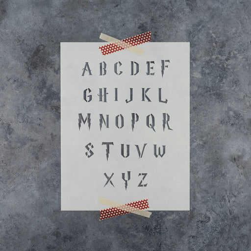 Harry Potter Letter Stencil Set